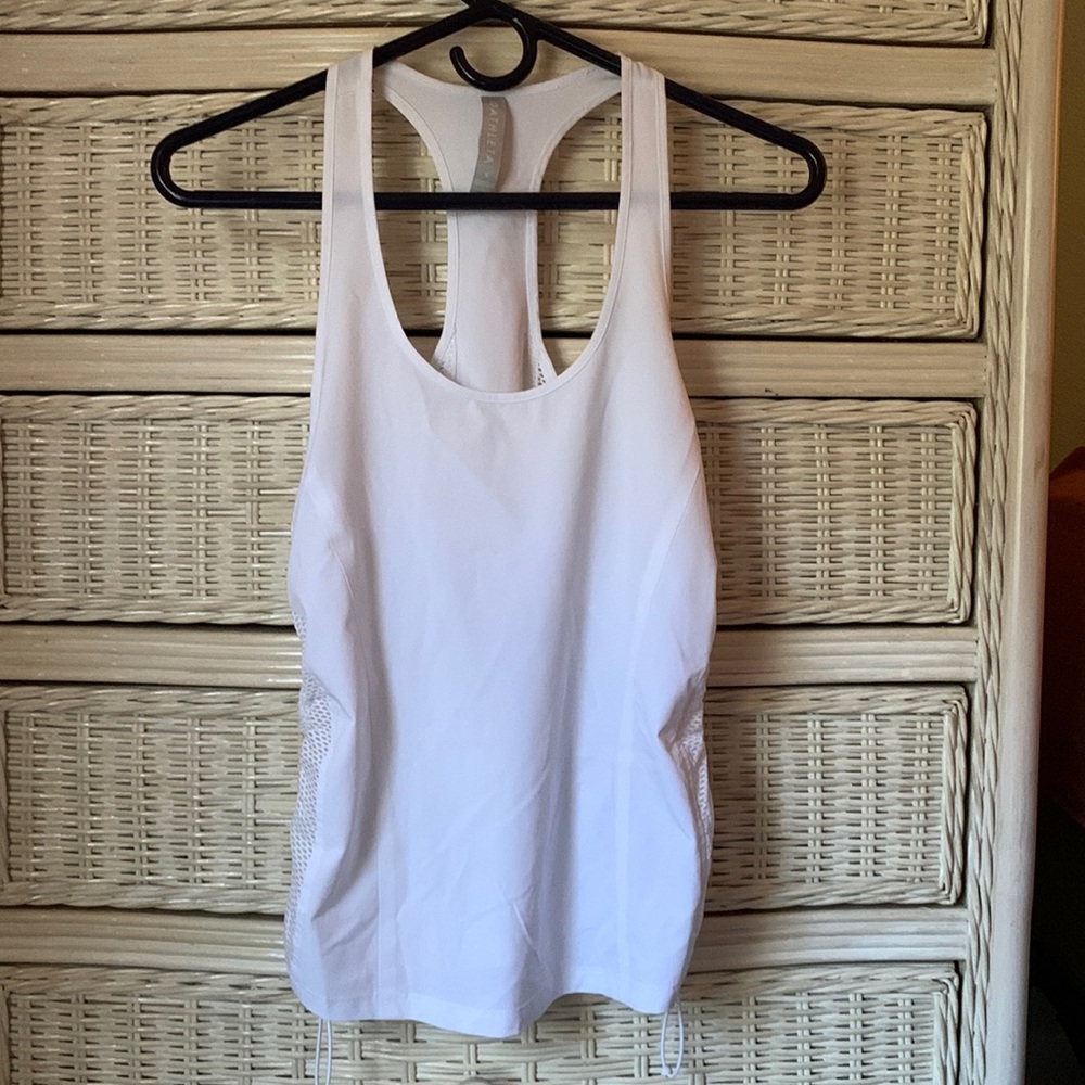 Athleta SPF racer back top sporty
